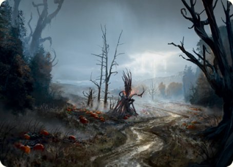 Overgrown Farmland Art Card [Innistrad: Midnight Hunt Art Series] | Tabernacle Games