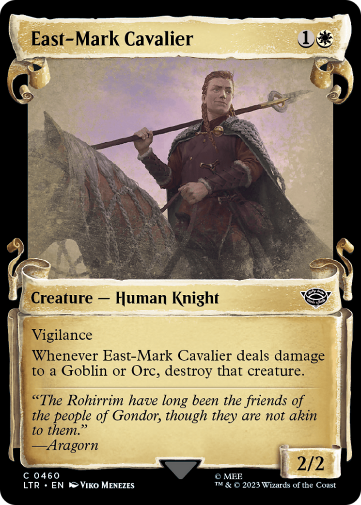East-Mark Cavalier [The Lord of the Rings: Tales of Middle-Earth Showcase Scrolls] | Tabernacle Games