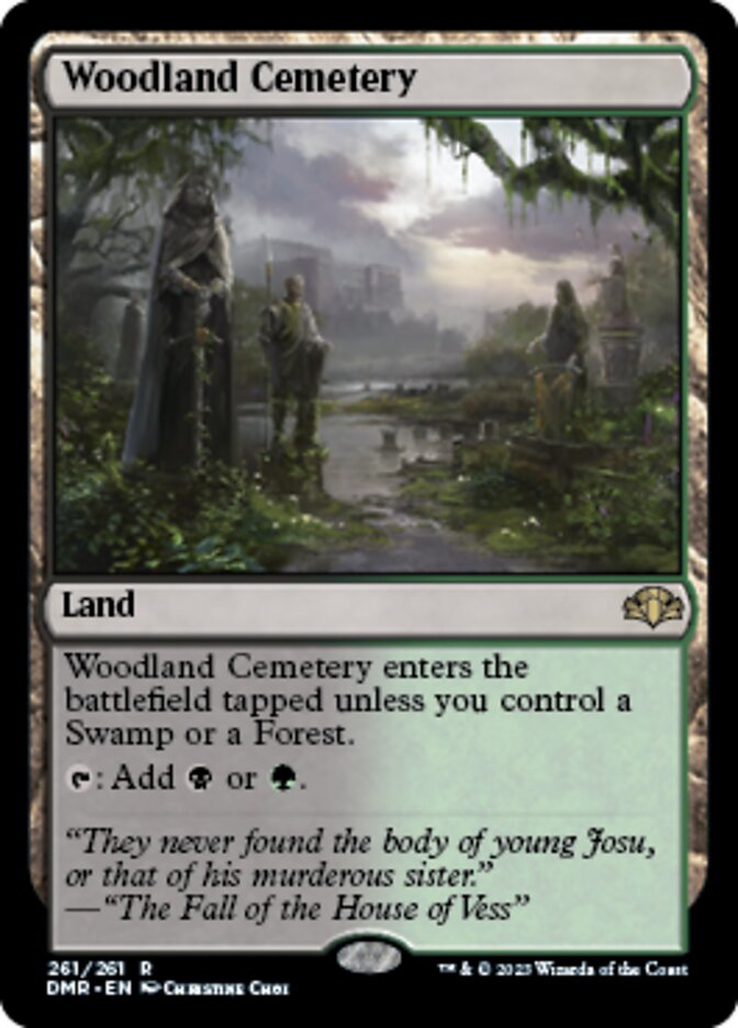 Woodland Cemetery [Dominaria Remastered] | Tabernacle Games