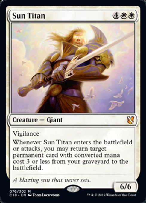 Sun Titan [Commander 2019] | Tabernacle Games