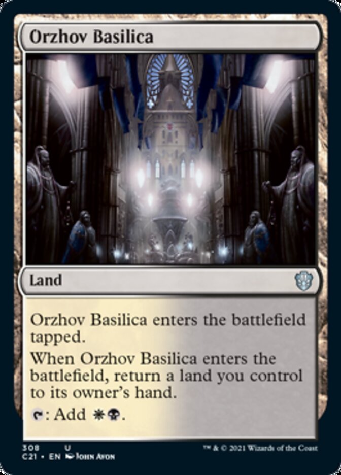 Orzhov Basilica [Commander 2021] | Tabernacle Games