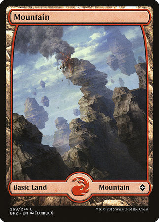 Mountain (269) - Full Art [Battle for Zendikar] | Tabernacle Games