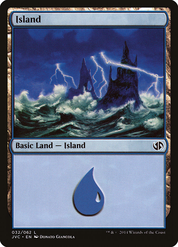 Island (32) [Duel Decks Anthology] | Tabernacle Games