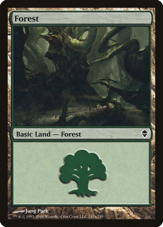 Forest (247a) [Zendikar] | Tabernacle Games