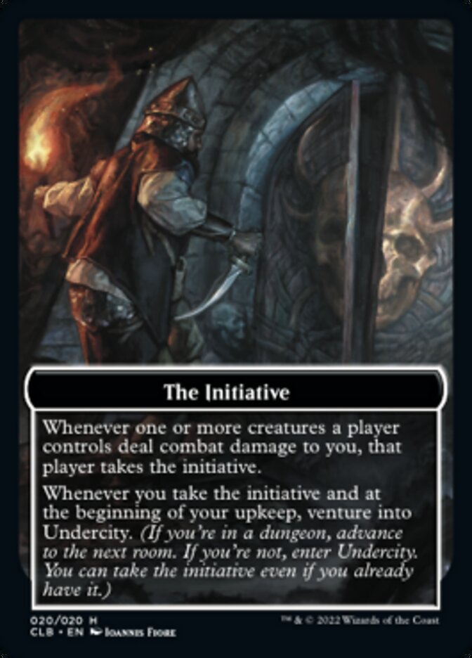 The Initiative // Undercity Double-sided Token [Commander Legends: Battle for Baldur's Gate Tokens] | Tabernacle Games