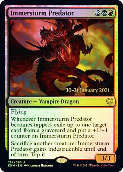 Immersturm Predator  [Kaldheim Prerelease Promos] | Tabernacle Games