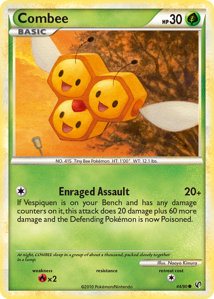 Combee (44/90) [HeartGold & SoulSilver: Undaunted] | Tabernacle Games