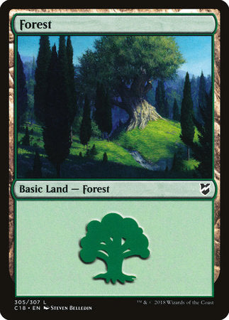 Forest (305) [Commander 2018] | Tabernacle Games