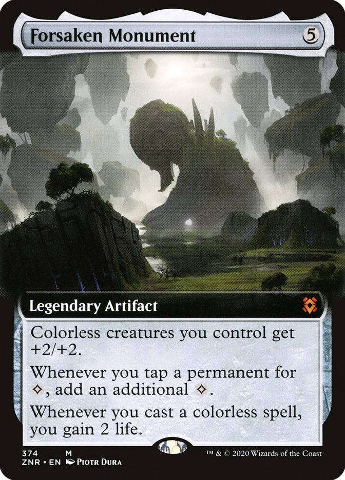 Forsaken Monument (Extended Art) [Zendikar Rising] | Tabernacle Games