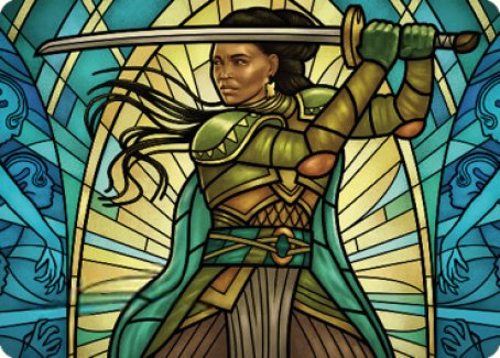 Shanna, Purifying Blade Art Card 2 [Dominaria United Art Series] | Tabernacle Games