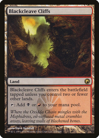 Blackcleave Cliffs [Scars of Mirrodin] | Tabernacle Games