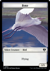 Copy (54) // Bird Double-Sided Token [Commander Masters Tokens] | Tabernacle Games