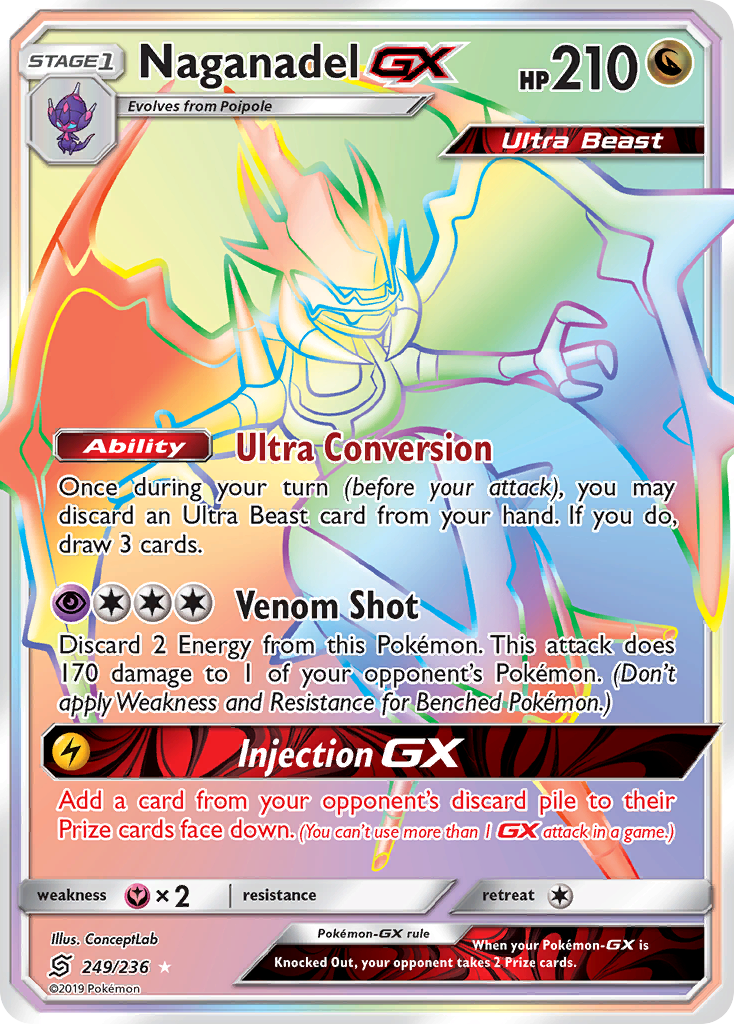 Naganadel GX (249/236) [Sun & Moon: Unified Minds] | Tabernacle Games