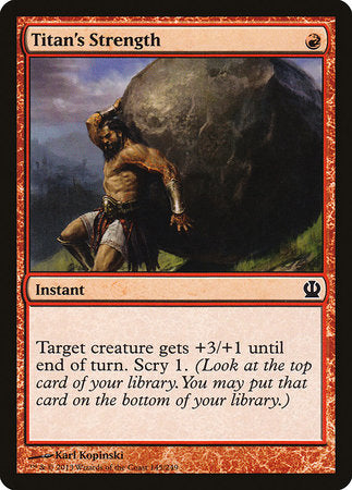 Titan's Strength [Theros] | Tabernacle Games