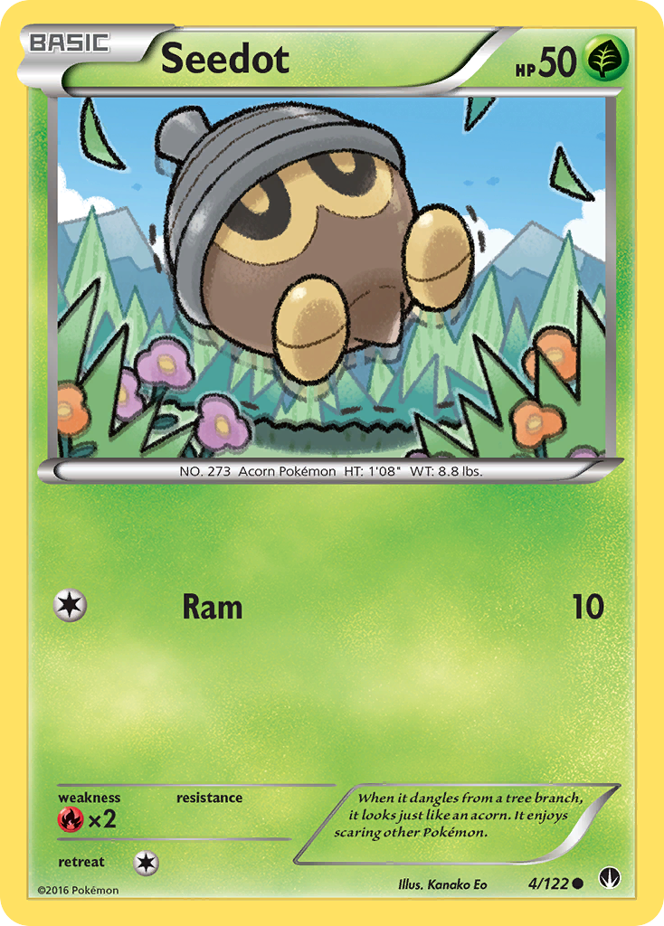 Seedot (4/122) [XY: BREAKpoint] | Tabernacle Games