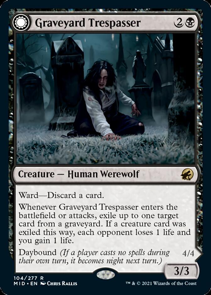 Graveyard Trespasser // Graveyard Glutton [Innistrad: Midnight Hunt] | Tabernacle Games