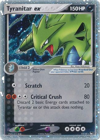 Tyranitar ex (17/17) (Holo) [POP Series 1] | Tabernacle Games