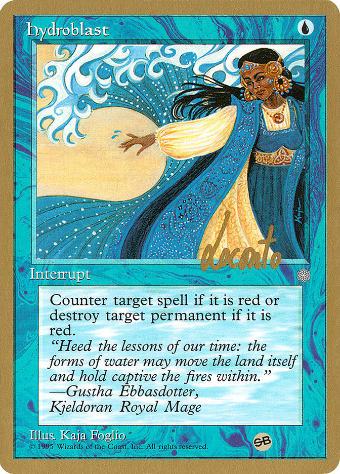 Hydroblast (Michael Loconto) (SB) [Pro Tour Collector Set] | Tabernacle Games