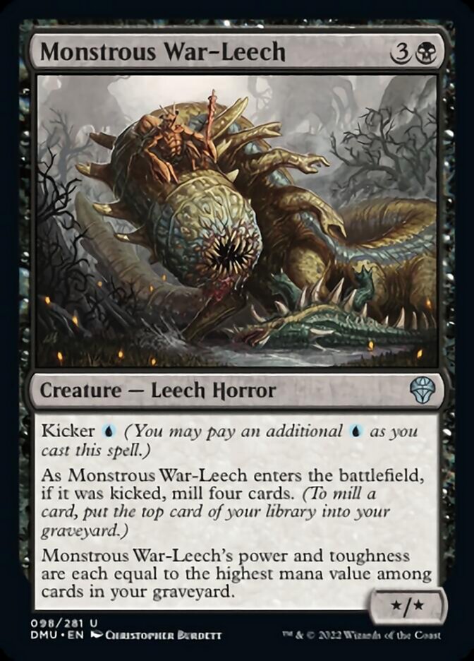 Monstrous War-Leech [Dominaria United] | Tabernacle Games