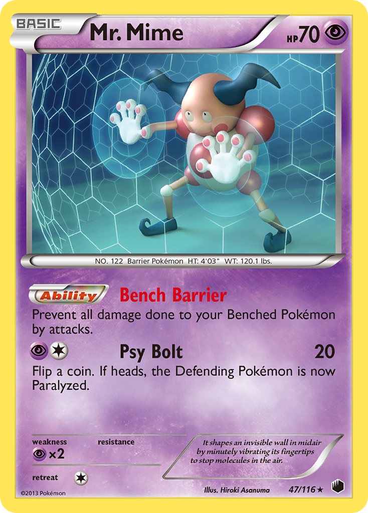 Mr. Mime (47/116) [Black & White: Plasma Freeze] | Tabernacle Games