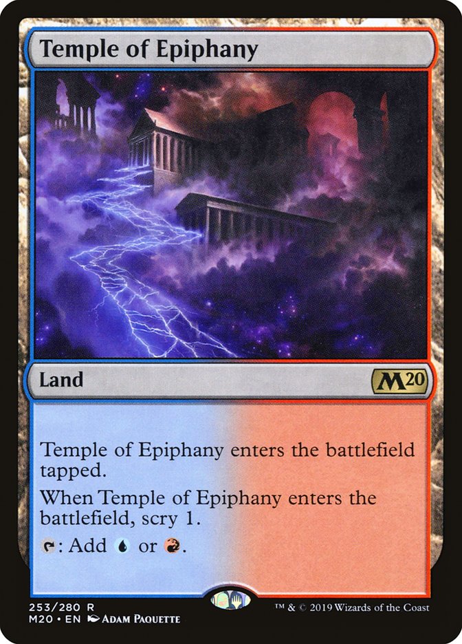 Temple of Epiphany [Core Set 2020] | Tabernacle Games