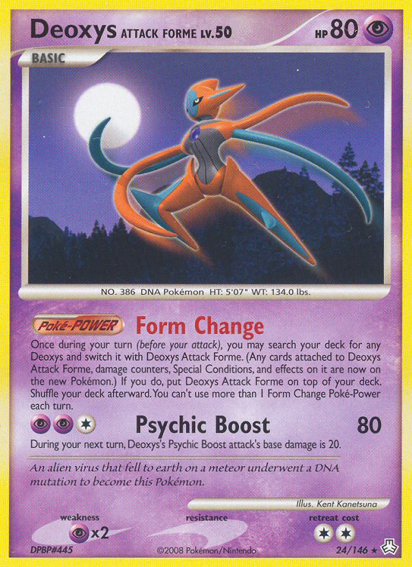 Deoxys Attack Forme (24/146) [Diamond & Pearl: Legends Awakened] | Tabernacle Games