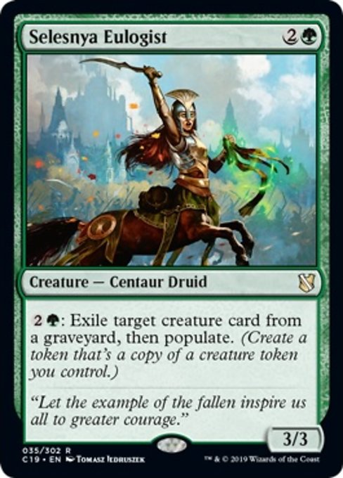 Selesnya Eulogist [Commander 2019] | Tabernacle Games