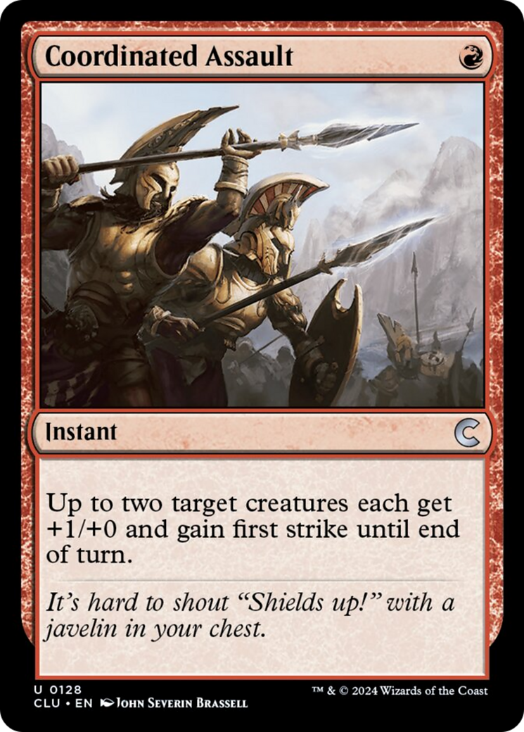 Coordinated Assault [Ravnica: Clue Edition] | Tabernacle Games