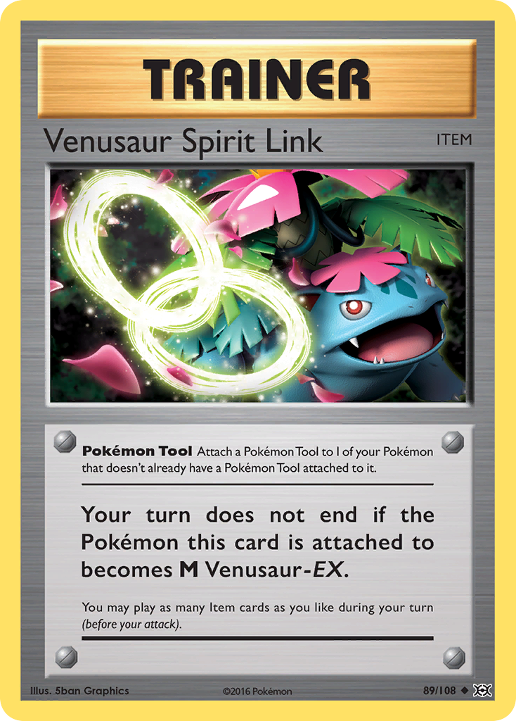 Venusaur Spirit Link (89/108) [XY: Evolutions] | Tabernacle Games