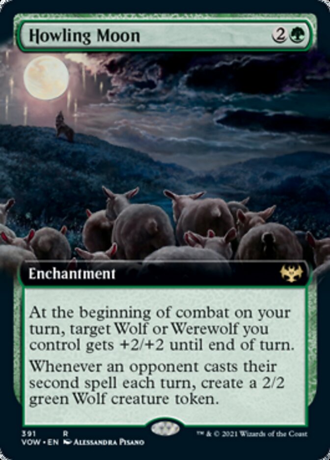 Howling Moon (Extended) [Innistrad: Crimson Vow] | Tabernacle Games