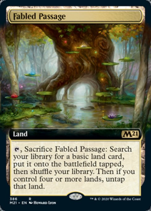 Fabled Passage (Extended Art) [Core Set 2021] | Tabernacle Games