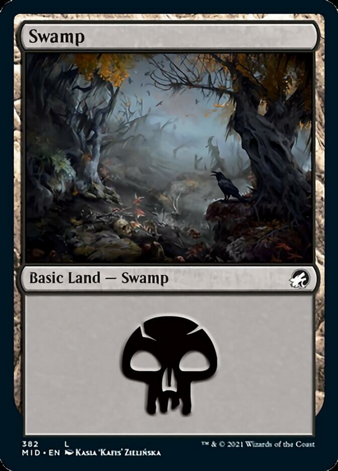 Swamp (382) [Innistrad: Midnight Hunt] | Tabernacle Games