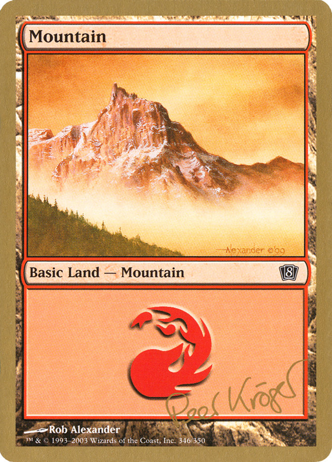 Mountain (pk346) (Peer Kroger) [World Championship Decks 2003] | Tabernacle Games