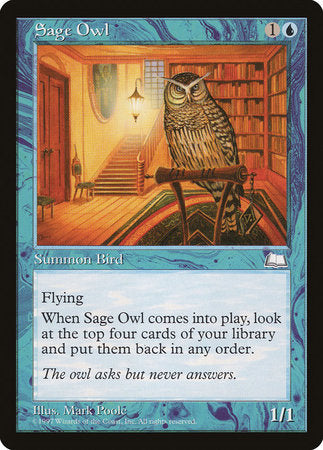 Sage Owl [Weatherlight] | Tabernacle Games