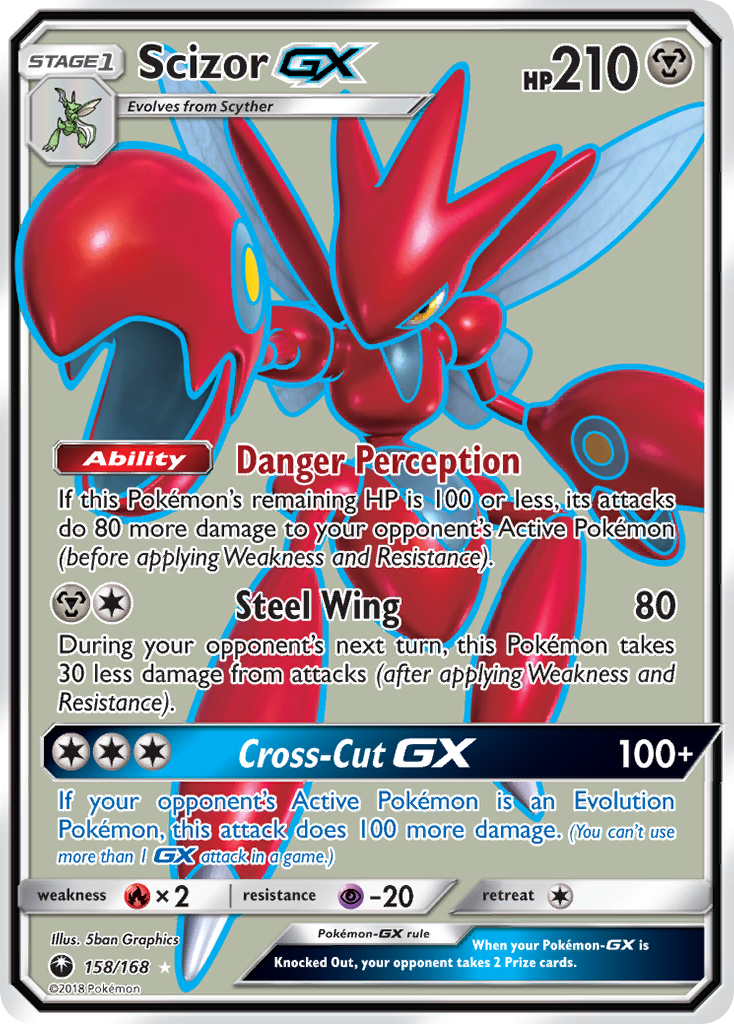 Scizor GX (158/168) [Sun & Moon: Celestial Storm] | Tabernacle Games