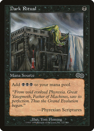 Dark Ritual [Urza's Saga] | Tabernacle Games