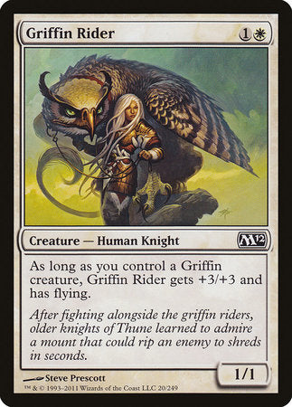 Griffin Rider [Magic 2012] | Tabernacle Games