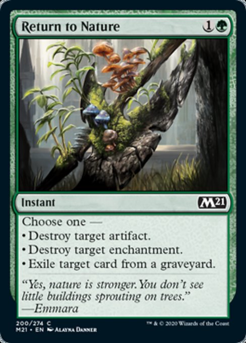 Return to Nature [Core Set 2021] | Tabernacle Games