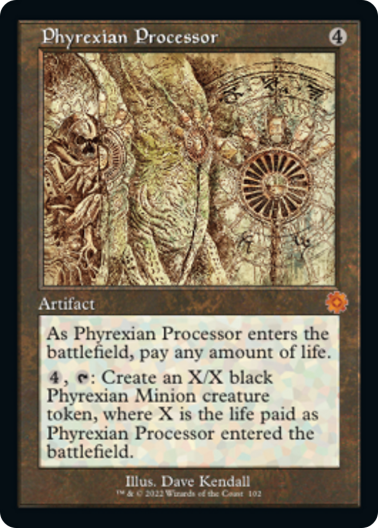 Phyrexian Processor (Retro Schematic) [The Brothers' War Retro Artifacts] | Tabernacle Games