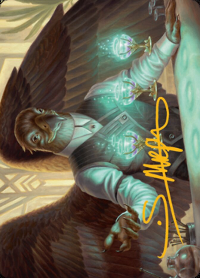 Speakeasy Server Art Card (Gold-Stamped Signature) [Streets of New Capenna Art Series] | Tabernacle Games