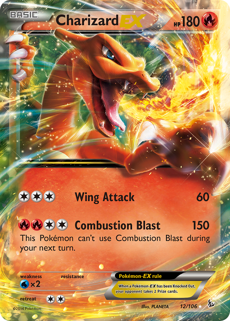 Charizard EX (12/106) [XY: Flashfire] | Tabernacle Games