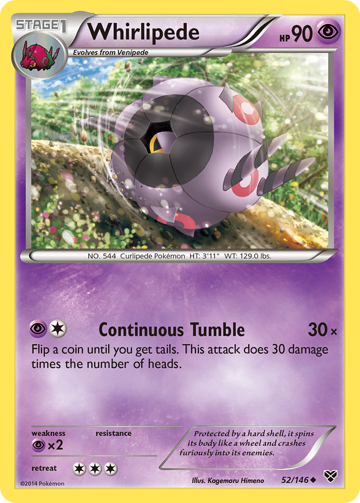 Whirlipede (52/146) [XY: Base Set] | Tabernacle Games