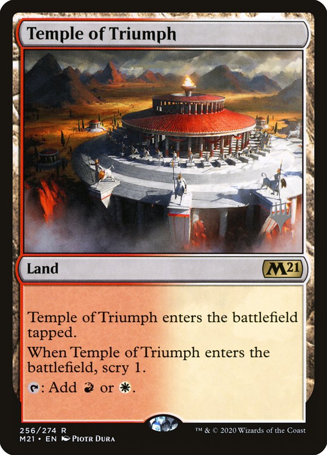 Temple of Triumph (Promo Pack) [Core Set 2021 Promos] | Tabernacle Games