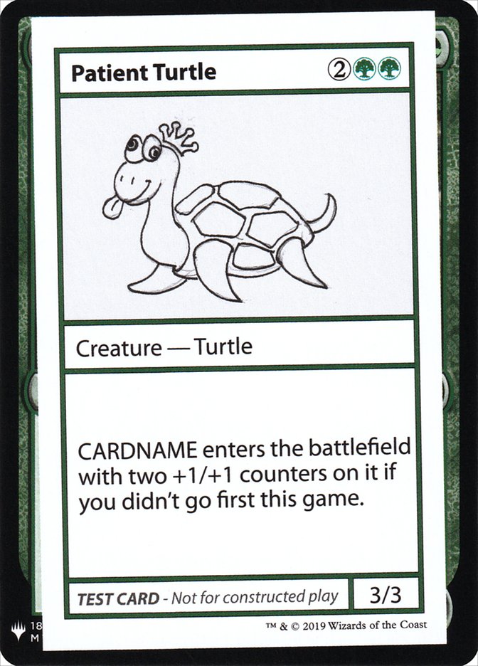 Patient Turtle [Mystery Booster Playtest Cards] | Tabernacle Games