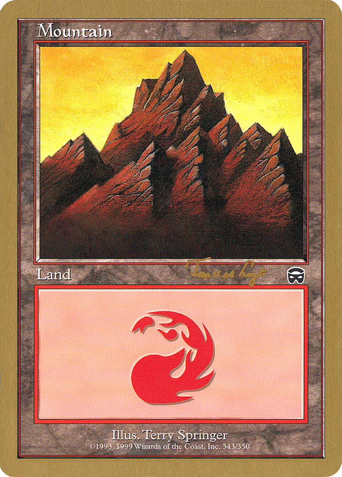 Mountain (343) (Tom van de Logt) [World Championship Decks 2001] | Tabernacle Games