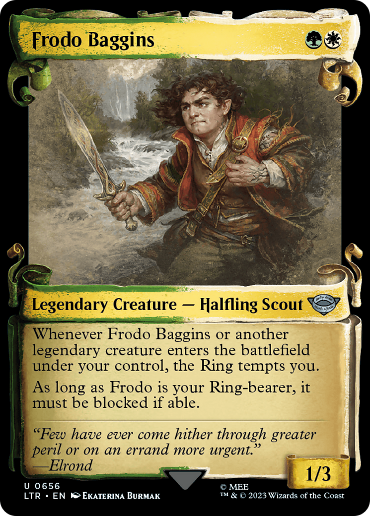 Frodo Baggins [The Lord of the Rings: Tales of Middle-Earth Showcase Scrolls] | Tabernacle Games