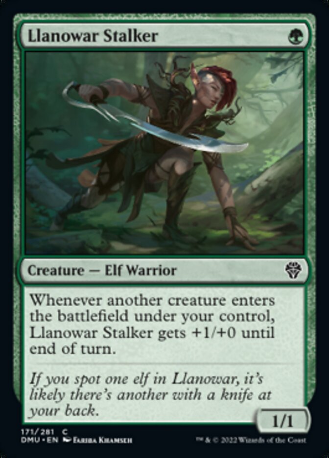 Llanowar Stalker [Dominaria United] | Tabernacle Games