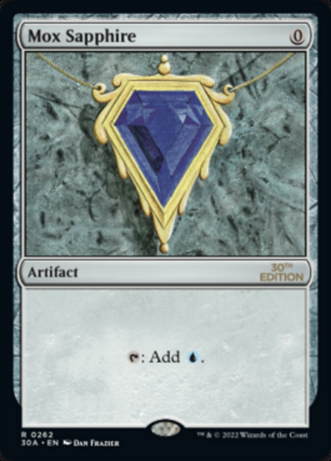 Mox Sapphire [30th Anniversary Edition] | Tabernacle Games