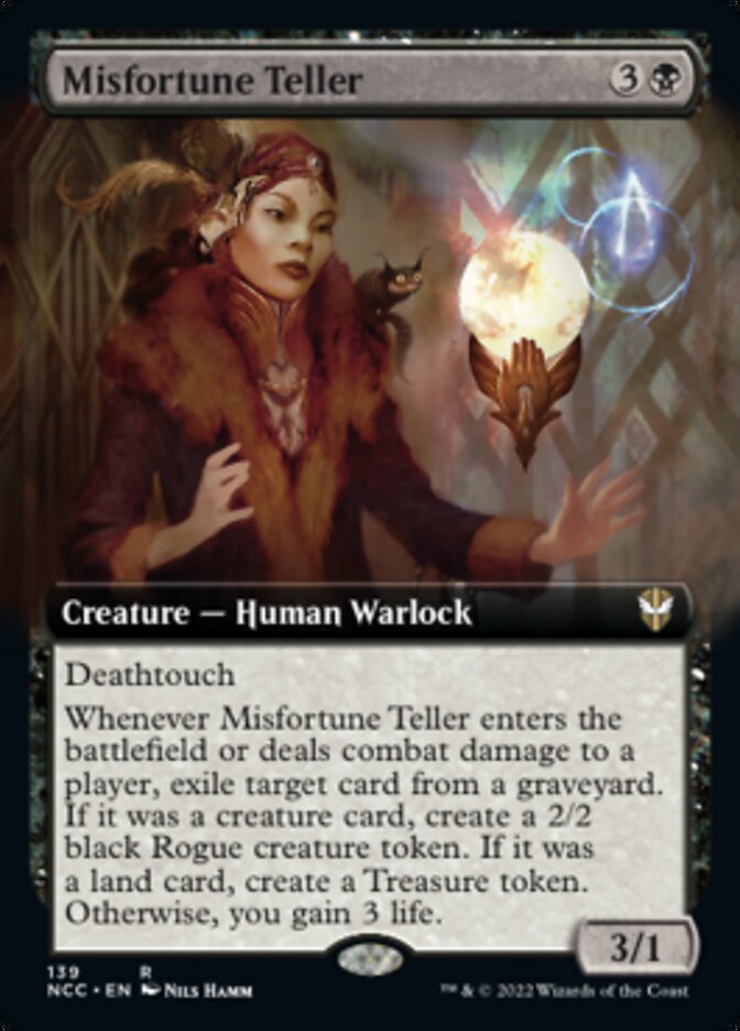 Misfortune Teller (Extended Art) [Streets of New Capenna Commander] | Tabernacle Games