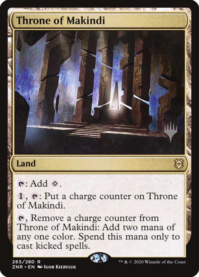 Throne of Makindi (Promo Pack) [Zendikar Rising Promos] | Tabernacle Games